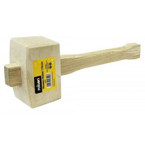 Rolson 115mm wooden mallet - rolson,