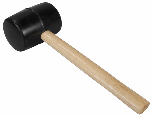 1kg rubber mallet black - 1kg,