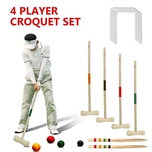 New player croquet set - new,