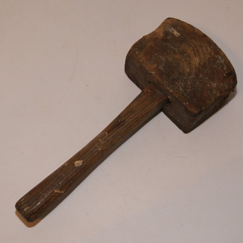 Vintage wooden mallet - -, 750g