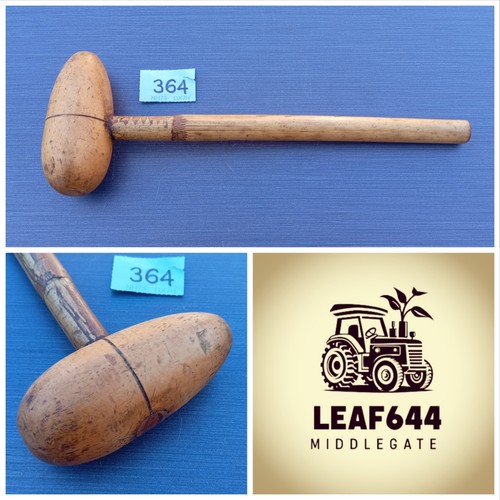Vintage wooden bossing mallet - wooden,