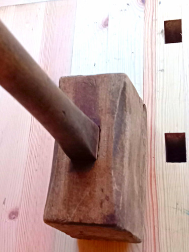 Wooden mallet brown - mallet, wood