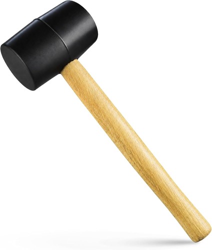 16oz rubber mallet hammer - 16oz,