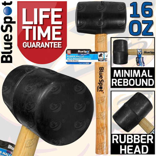 Rubber mallet 16oz - mallet,