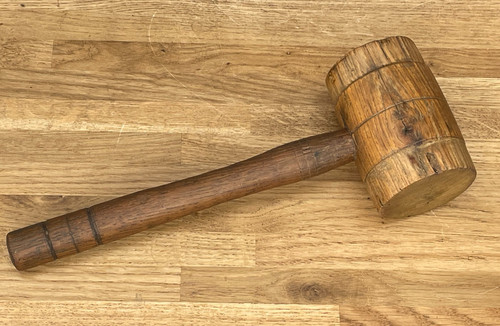 Vintage wooden mallet gavel - wooden,