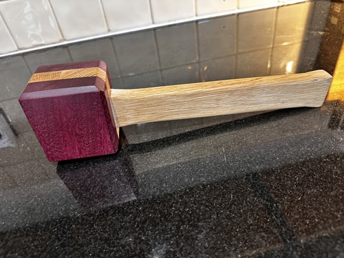 Bespoke handmade wooden mallet - wooden,