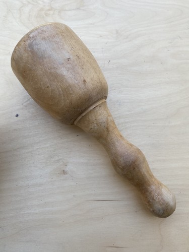 Vintage wooden carvers mallet - wooden,