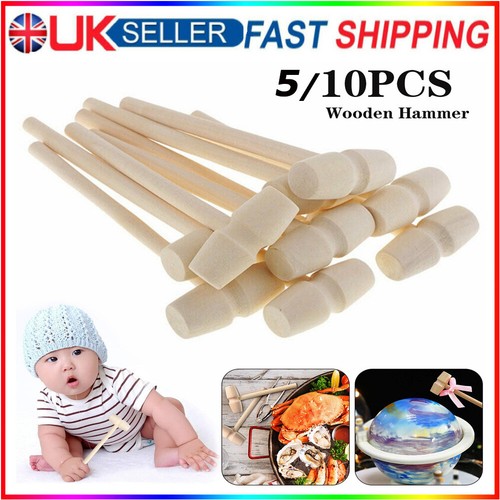10pcs wooden mini hammer - 1/5/10pcs,