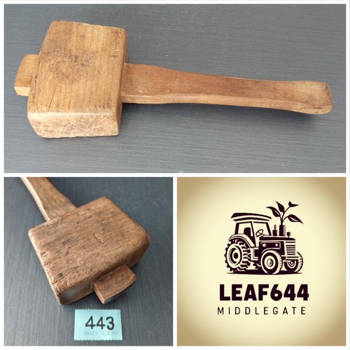 Vintage wooden mallet - mallet, ref
