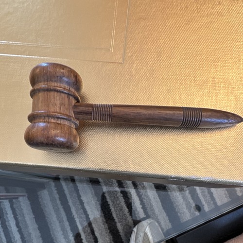 Edwardian wooden gavel - edwardian,
