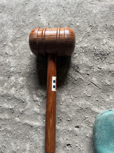 Wooden treen mallet club - mallet, /