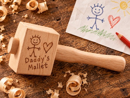 Personalised daddy mallet - personalised,