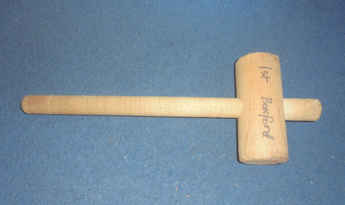 Wooden part tent - part, mallet