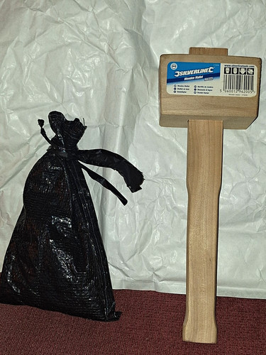 Silverline wooden mallet - mallet, 250mm