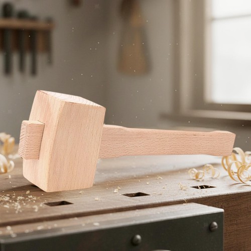 Wood mallet carpenter tool - wood,