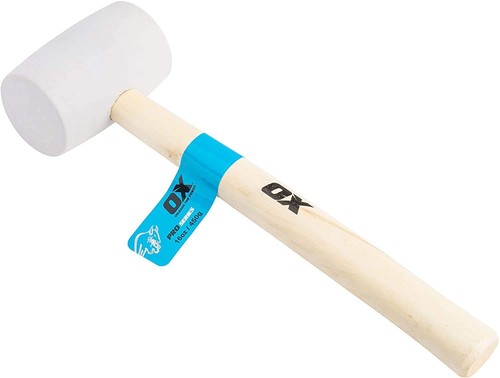 Pro white rubber mallet - ox,