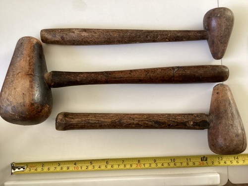 Three vintage roofers bossing - three,