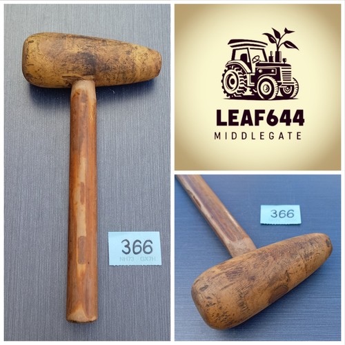 Vintage wooden bossing mallet - bossing,