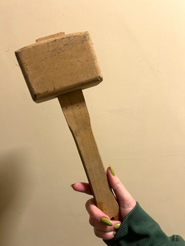 Wooden mallet hammer - mallet,