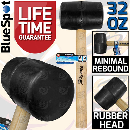 Rubber mallet 32oz - mallet,